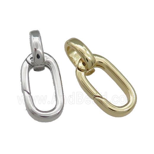 Copper Carabiner Clasp Mixed
