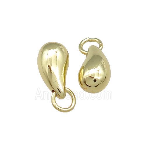 Copper Teardrop Pendant Gold Plated