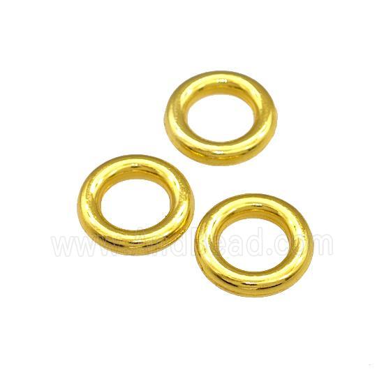Alloy Jump Rings Circle Gold Plated