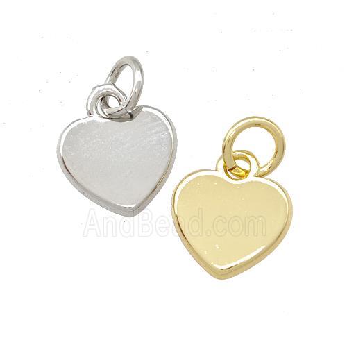 Copper Heart Pendant Mixed