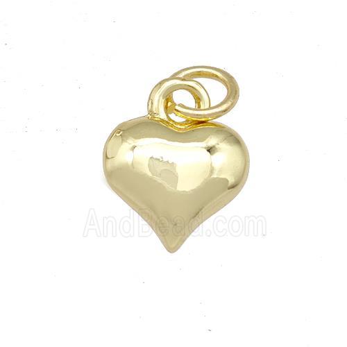 Copper Heart Pendant Gold Plated