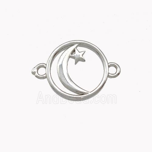 Copper Moon Connector Star Platinum Plated