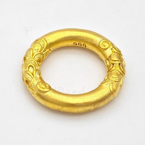 Copper Circle Connector Gold Plated