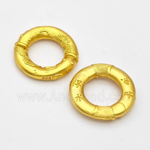 Copper Circle Connector Gold Plated