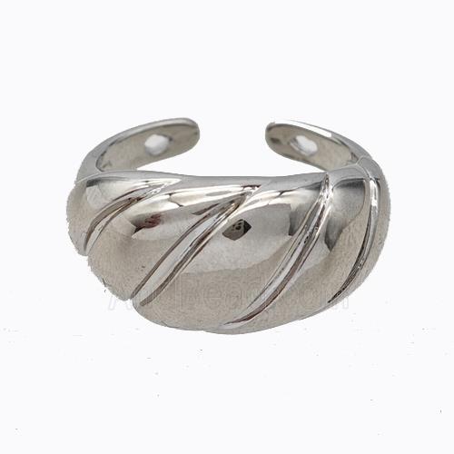 Copper Ring Platinum Plated