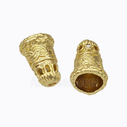 Copper Bail For Tassel Gold Plated