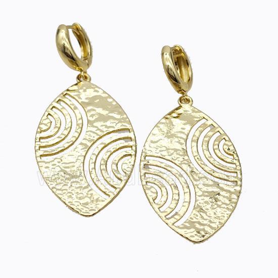 Copper Leaf Pendant Rebirth Gold Plated
