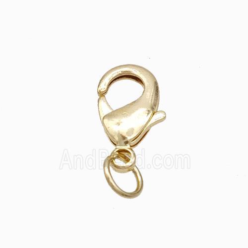Copper Lobster Clasp Lt.Gold Plated