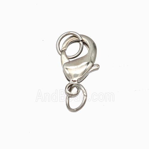 Copper Lobster Clasp Platinum Plated