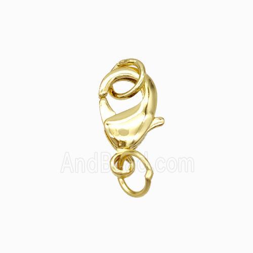Copper Lobster Clasp Gold Plated