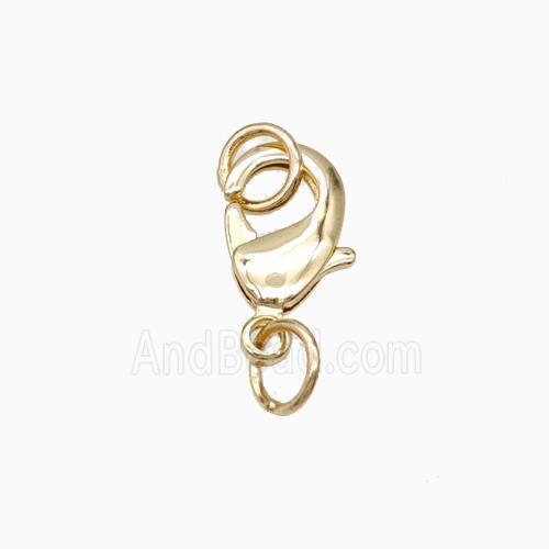 Copper Lobster Clasp Lt.Gold Plated
