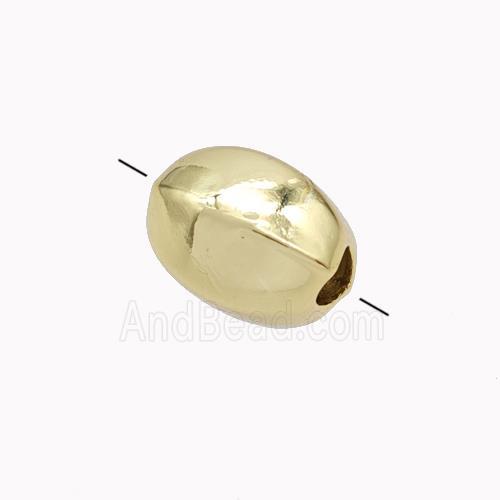 Copper Rice Beads Gold Plated