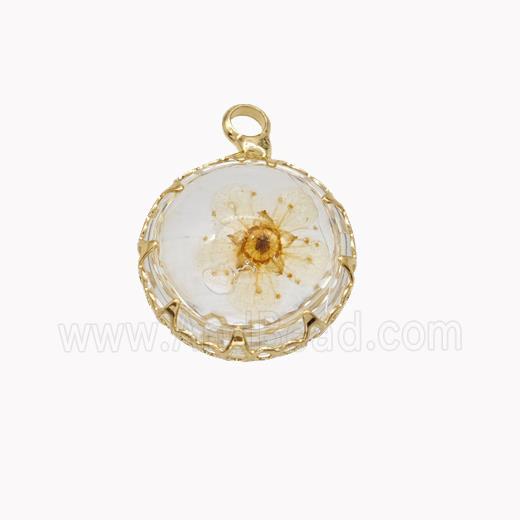 Acrylic Flower Pendant