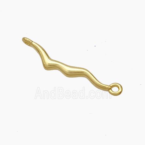 Copper Stick Connector Gold Plated
