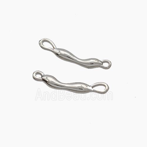 Copper Stick Connector Platinum Plated