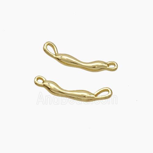 Copper Stick Connector Gold Plated