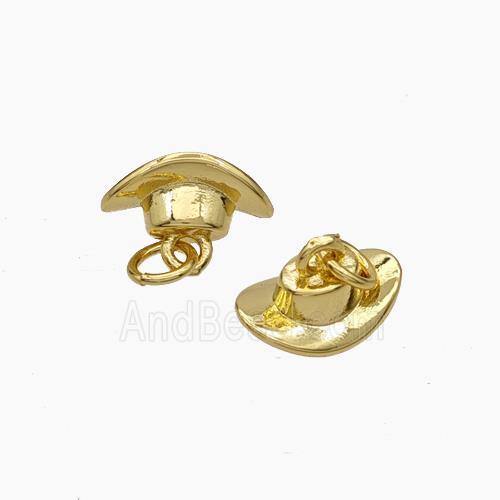 Copper Yuanbao Pendant Gold Plated