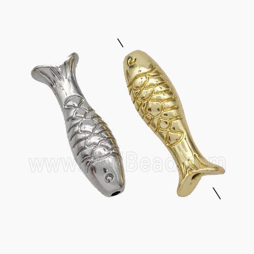 Copper Fish Beads Mixed