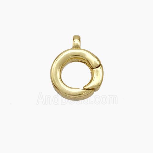Copper Clasp Bail Gold Plated