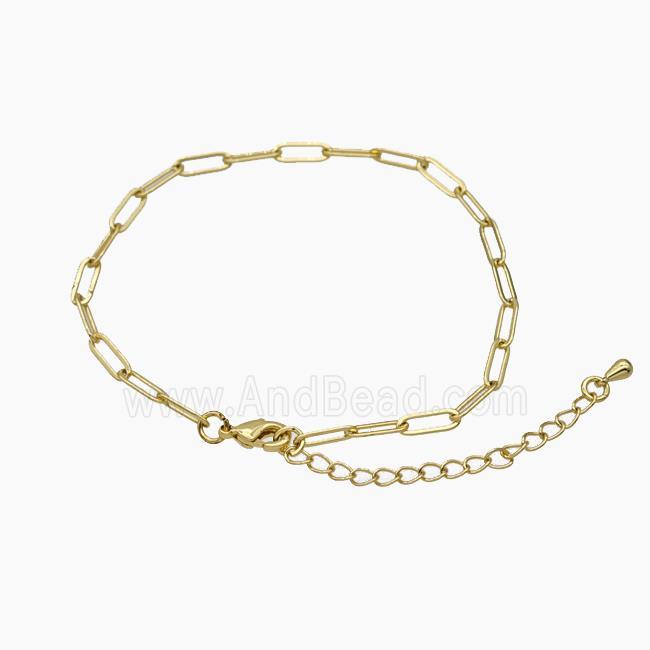 Copper Bracelet Gold plated