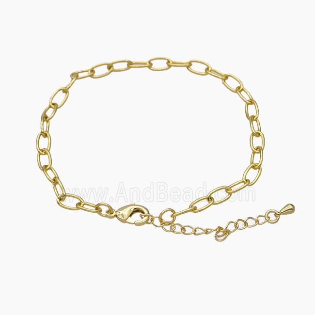 Copper Bracelet Gold plated