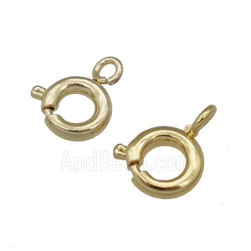 copper Clasp, gold plated
