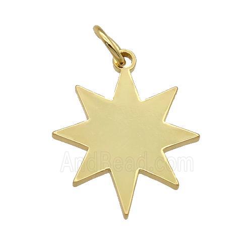 copper northStar, gold plated