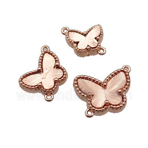 copper Butterfly connector, rose gold