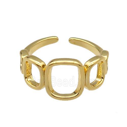 copper Ring gold plated