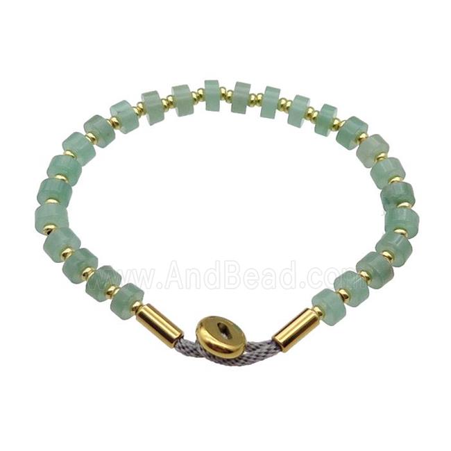 Stainless Steel CordEnd Clasp gold plated
