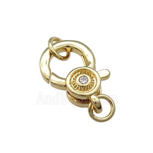 Copper Lobster Clasp Gold Plated