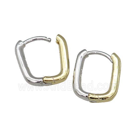 Copper Latchback Earring Gold Plated