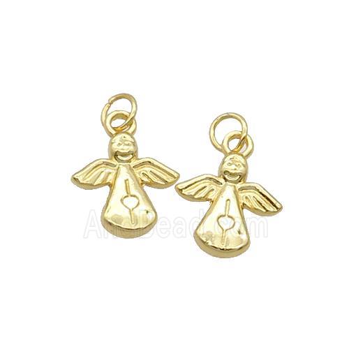 Alloy Angel Pendant 18K Gold Plated