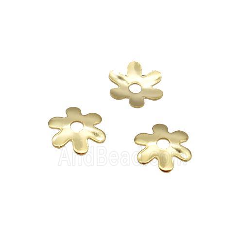 Copper Beads Caps Unfaded 18K Gold Plated
