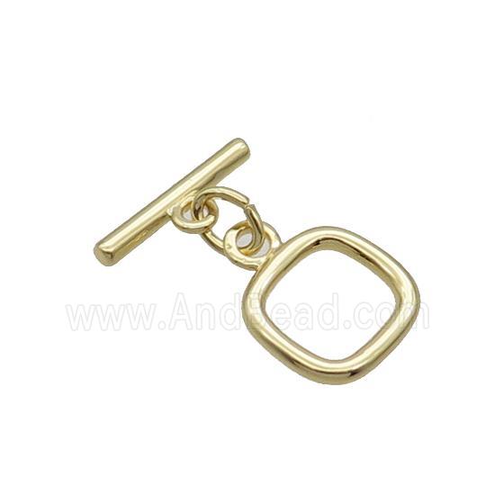 Copper Toggle Clasp Unfade 18K Gold Plated