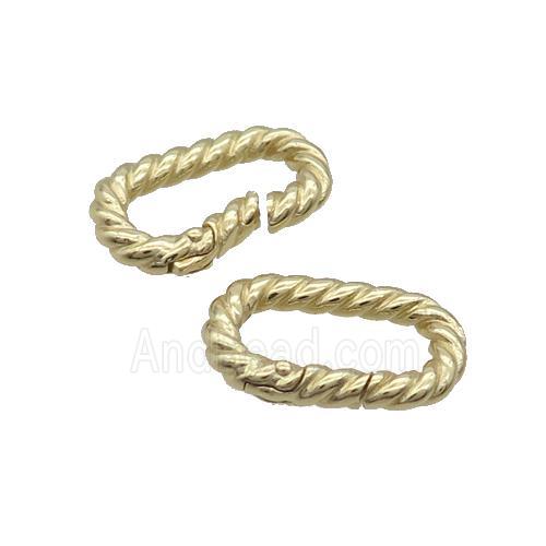 Copper Carabiner Clasp Gold Plated