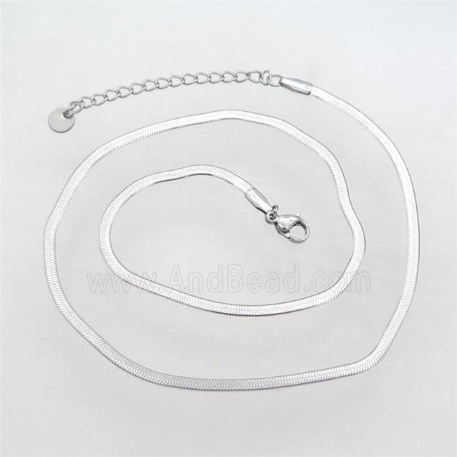Copper Necklace Pave Zircon Platinum Plated