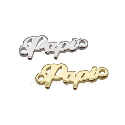 Copper Papi Connector Letter Mixed