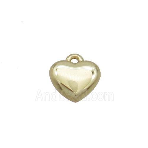 Copper Heart Pendant Gold Plated