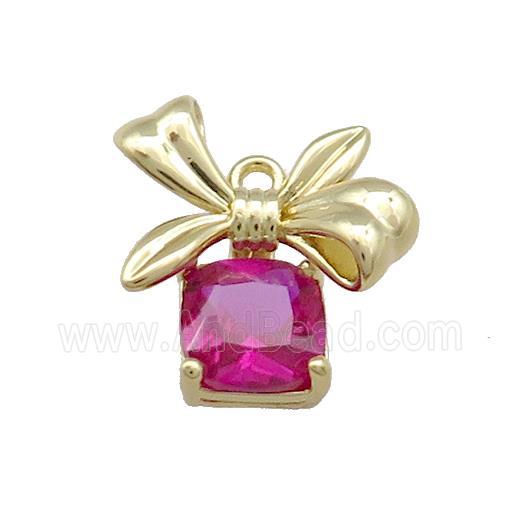 Christmas Gift Charms Gold Pendant Pave Zircon Gold Plated