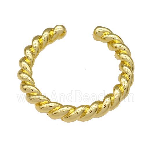 Copper Rings Gold Plated