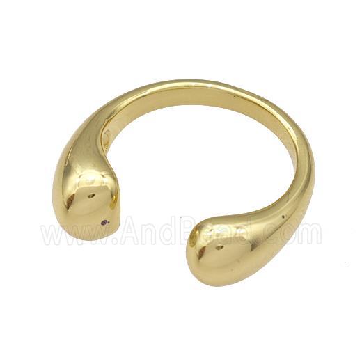 Copper Rings Gold Plated