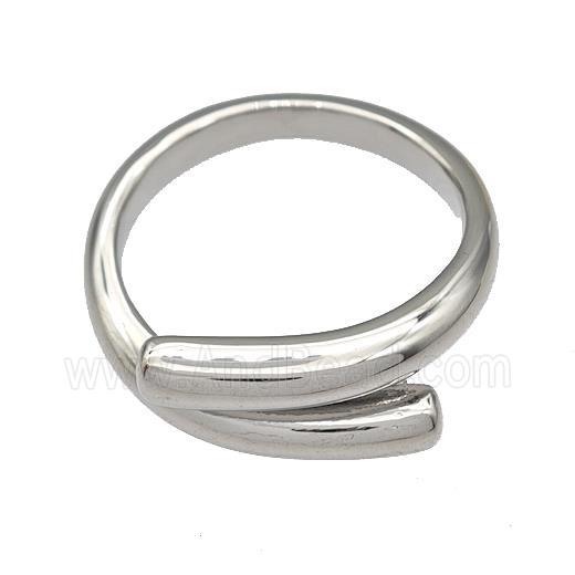 Copper Rings Adjustable Platinum Plated