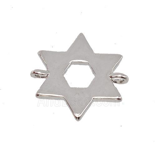Copper Star Connector Platinum Plated
