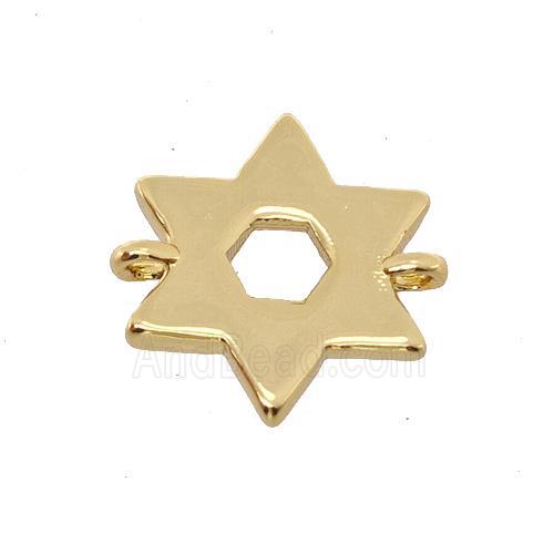 Copper Star Connector Gold Plated