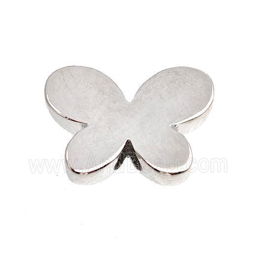 Copper Butterfly Beads Platinum Plated