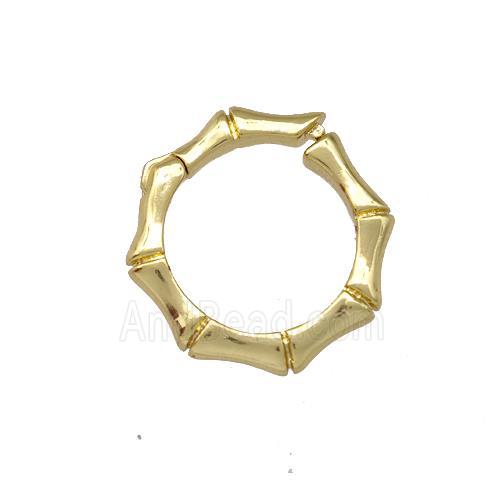 Copper Clasp Bamboo Gold Plated
