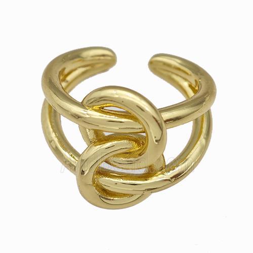 Copper Rings Gold Plated