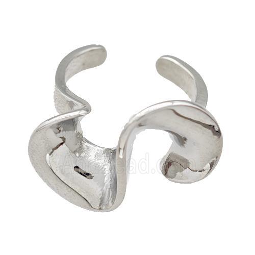 Copper Rings Platinum Plated