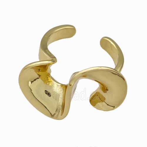 Copper Rings Gold Plated